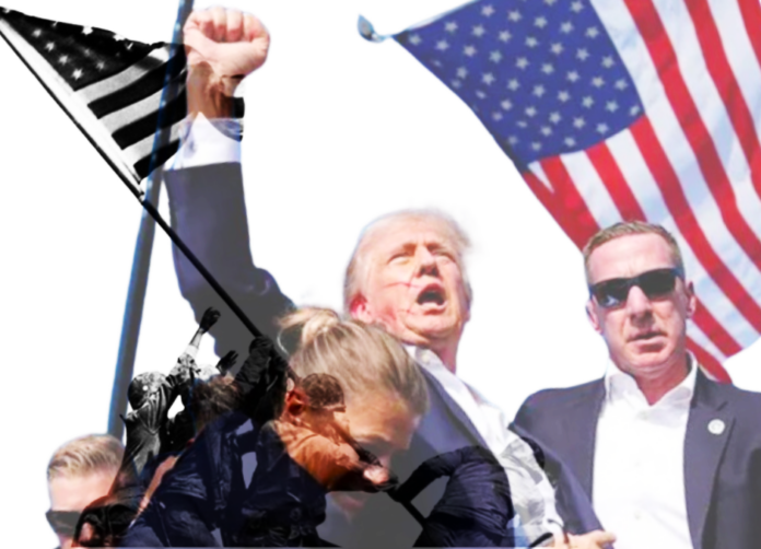 Donald T Trump Escaped assassination in July 2024