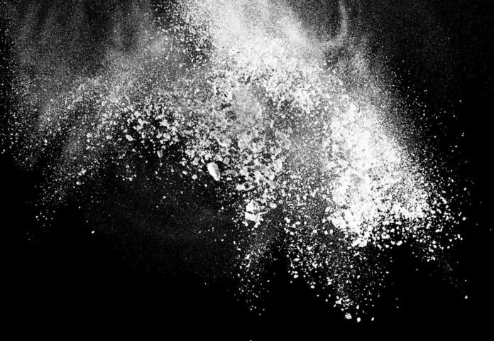 Blood powder explosion