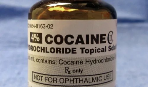 Cocaine hydrochloride for medicinal use.