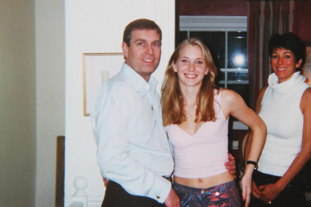 Prince Andrew, Duke of York, Virginia Roberts / Giuffre, and Ghislaine Maxwell posing for a photo during the court case of Virginia Giuffre v. Ghislaine Maxwell in London, March 2001 5 The documents from the case could include Epstein’s client list.