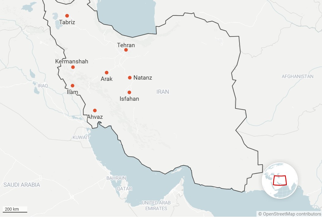 Israel launches major strike on Iran
